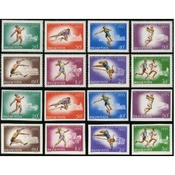 DEP6  Hungría Hungary  Nº 1852/59 Dentada y sin dentar  1966 MNH
