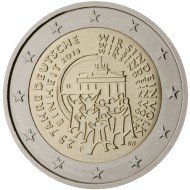Alemania 2015 2 € euros conmemorativos Reunificación 25 años de la unidad alemana ( 5 monedas ) Alemania 2015 2 € euros conmemorativos Reunificación 25 años de la unidad alemana ( 5 monedas )