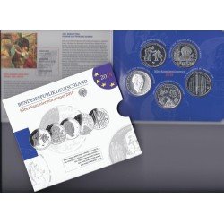 Monedas Euro  Alemania 10 Euros 2014 (A, D, F, G J) Plata