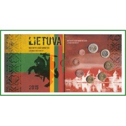 Lituania  2015  Cartera Oficial Cartera Oficial Monedas € euro Set 