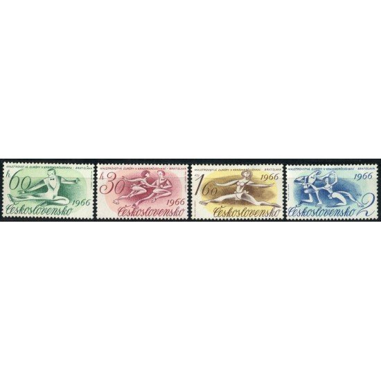 DEP6 Checoslovaquía Czechoslovakia Nº 1467/70 1966 MNH DEP6 Checoslovaquía Czechoslovakia Nº 1467/70 1966 MNH