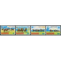 DEP6 Barbados 289/92 fauna carrera de caballos MNH DEP6 Barbados 289/92 fauna carrera de caballos MNH