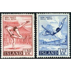 DEP6 Islandia Iceland 256/57 MNH
