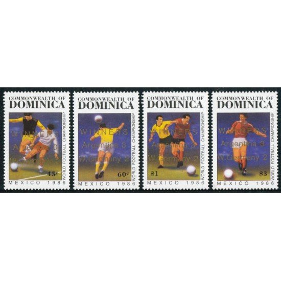 DEP6 Dominica Nº 948/51 1986 MNH DEP6 Dominica Nº 948/51 1986 MNH