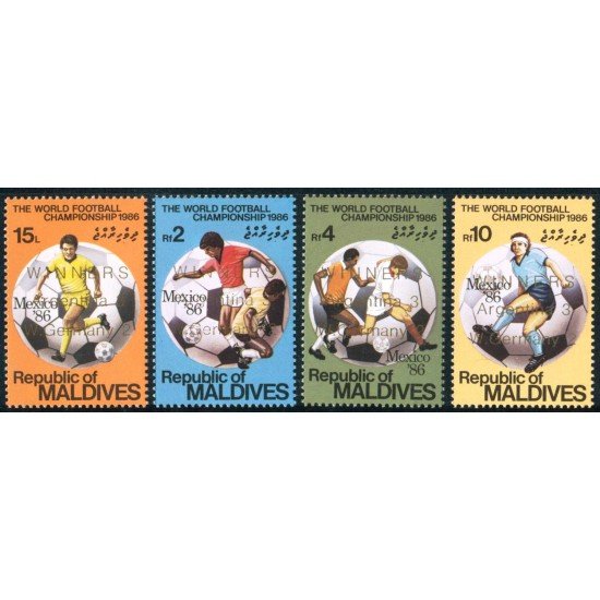 DEP6 Maldivas MAldives 1081/84 1986 MNH DEP6 Maldivas MAldives 1081/84 1986 MNH