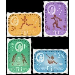 DEP6  Fiji Islas 173/76 1963 MNH