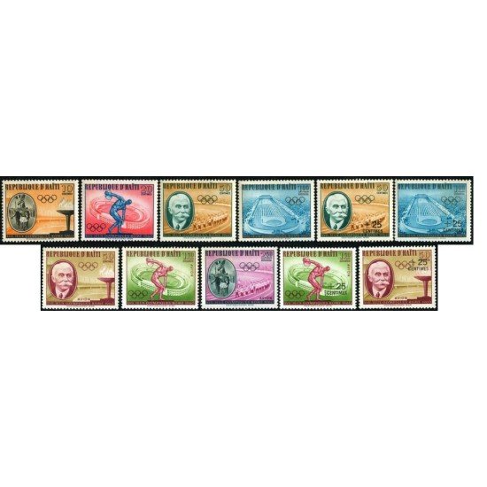 DEP6 Haití 447/52 +A 203/07 1960 MNH DEP6 Haití 447/52 +A 203/07 1960 MNH