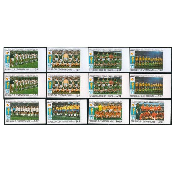 DEP6 Rep. Centroafricana  Nº 436/44 + A224/25 + A 234/35  MNH