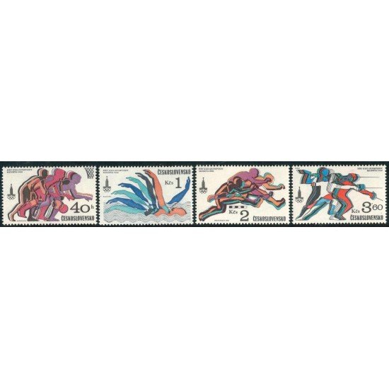 DEP7 Checoslovaquía Czechoslovakia Nº 2271/74 1980 MNH DEP7 Checoslovaquía Czechoslovakia Nº 2271/74 1980 MNH