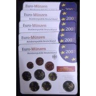 Alemania 2007 Cartera Oficial Euros € (5 cecas)