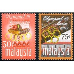 DEP7 Malasia 56/57 1968 JJOO Mexico  MNH