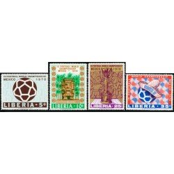 DEP7 Liberia 487/90 1970 MNH DEP7 Liberia 487/90 1970 MNH