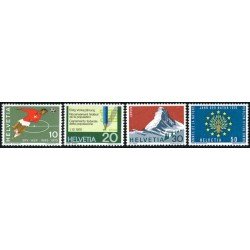 DEP7  Suiza Switzerland 864/67 1970 Sellos de propaganda MNH