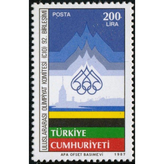 OLI1 Turquia Turkey  Nº 2535   1987    MNH