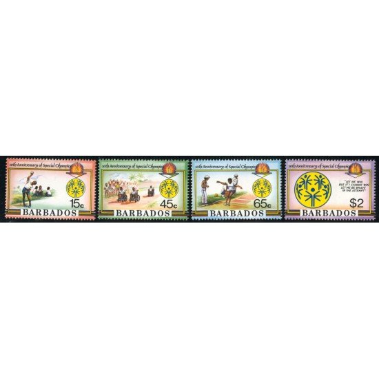 OLI1  Barbados  Nº 681/84 deportes MNH