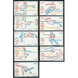OLI1 México 1431/40 (falta 1 valor) 1992 XXV Juegos olímpicos BarcelonaMNH OLI1 México 1431/40 (falta 1 valor) 1992 XXV Juegos olímpicos BarcelonaMNH