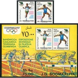 OLI1 Somalia 348/49 + HB 22 1987 MNH