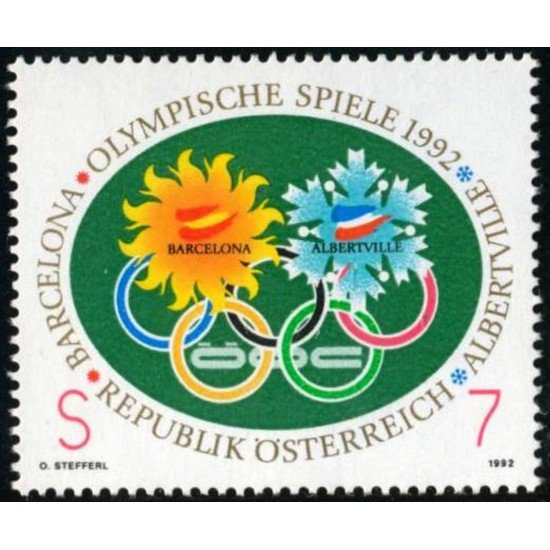 OLI1 Öesterreich Austria  Nº 1878  1991  MNH