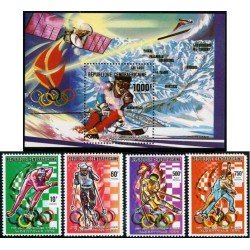 OLI1 Rep. Centroafricana  Nº 829/30 + A392/93 + HB 102   MNH