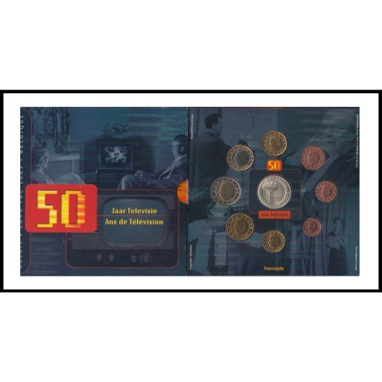 Bélgica 2003 Cartera Oficial Monedas € euro Set TV Bélgica 2003 Cartera Oficial Monedas € euro Set TV