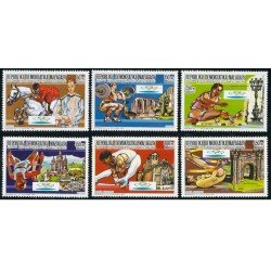OLI1 Madagascar 825/28 + A 196/97 1987 JJOO Barcelona  MNH