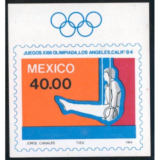OLI1 Mexico HB 26 1984 XXIII Juegos Olímpicos Los Angeles MNH OLI1 Mexico HB 26 1984 XXIII Juegos Olímpicos Los Angeles MNH