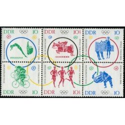 OLI2 Alemania Oriental Germany Nº 742/47 1964 MNH OLI2 Alemania Oriental Germany Nº 742/47 1964 MNH
