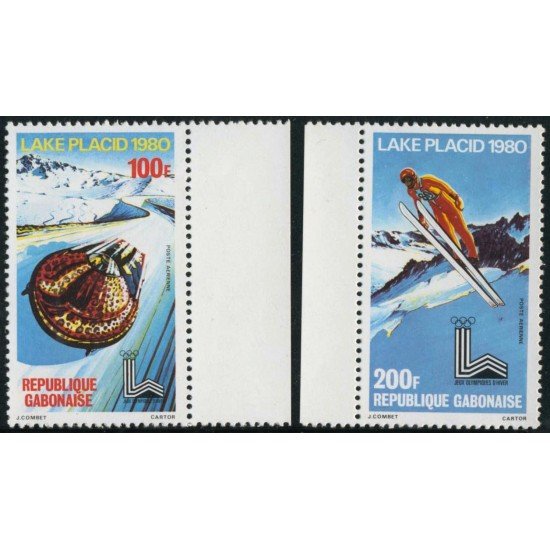OLI2 Gabón Gabonaise Nº 226/27 1980 MNH OLI2 Gabón Gabonaise Nº 226/27 1980 MNH