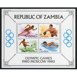 OLI2  Zambia HB 9 1980 JJOO Moscú  MNH