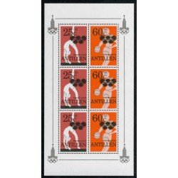 OLI2 Antillas Holandesas  HB 14  1980  JJOO Moscú  deportes MNH