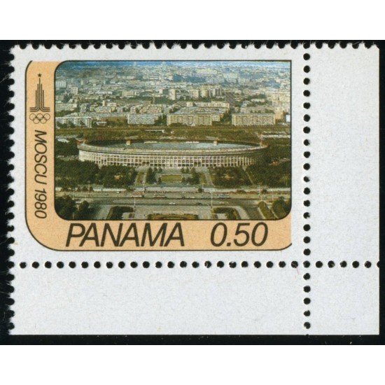 OLI2  Panama 621 1980 Juegos Olímpicos de MoscúMNH