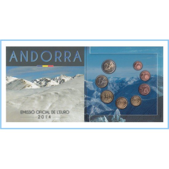 Andorra 2014 Cartera Oficial Euros € Andorra 2014 Cartera Oficial Euros €
