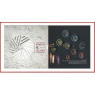 Letonia Latvija 2015 Cartera Oficial Monedas € euro Presidencia UE 