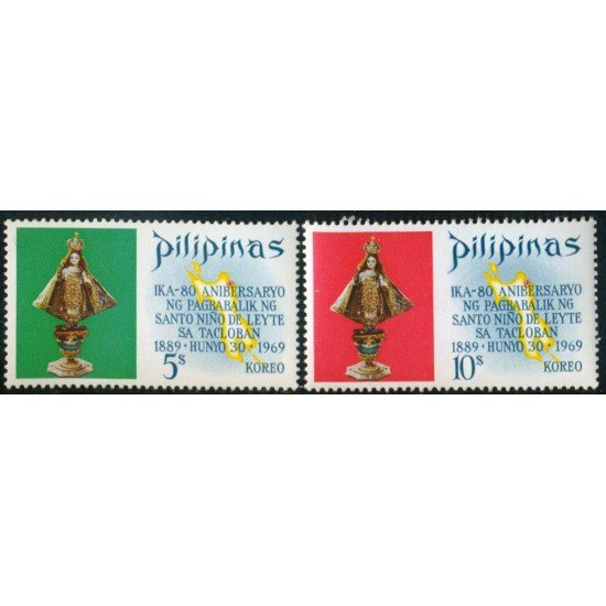REL Filipinas Philippines  Nº 734/35  1969  MNH