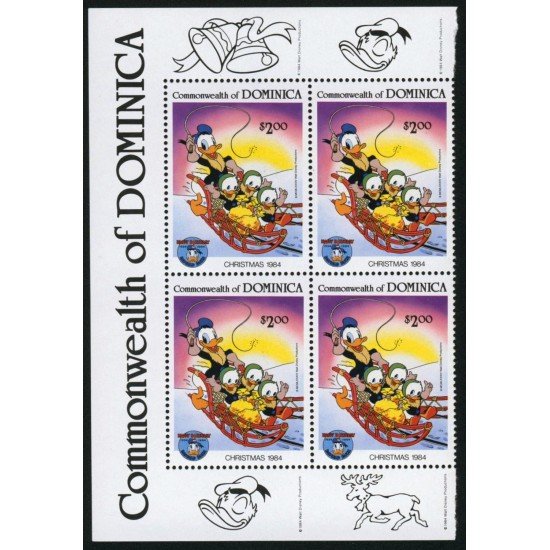 REL Dominica Nº 842 Bloque 4 1984 MNH REL Dominica Nº 842 Bloque 4 1984 MNH