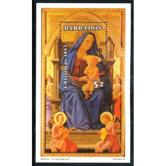 REL Barbados HB 25 1983 religión MNH REL Barbados HB 25 1983 religión MNH