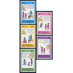 REL  San Vicente Saint Vincent  Nº 195/99 (defectos) 1980  MNH