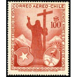 REL/VAR1 Chile A- 159 1955 Visitas recíprocas de los presidentes de Argentina y Chile MNH