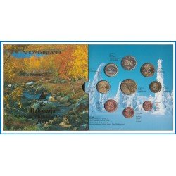Finlandia 2003 Cartera Oficial Monedas € euros + Medalla Laponia 