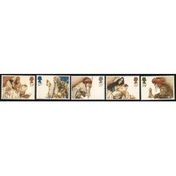 REL  Gran Bretaña 1163/67 1984 Navidad  MNH 