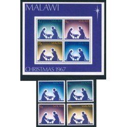 REL Malawi 76/79 + HB 9 1967 MNH REL Malawi 76/79 + HB 9 1967 MNH