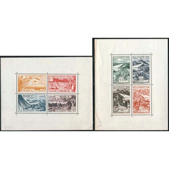 TRA1 Marruecos Fr. Morocco HB 1/2  1948  MH
