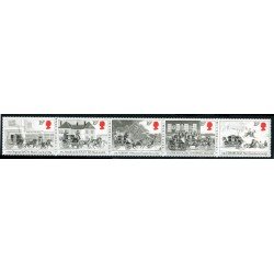 TRA1 Gran Bretaña 1135/39 1984 200 aniv. Servicio postal Bath-Londres MNH TRA1 Gran Bretaña 1135/39 1984 200 aniv. Servicio postal Bath-Londres MNH