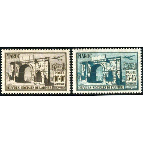TRA1 Marruecos Morocco  A 79/80 MNH