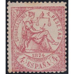 España Spain 151 1874 Alegoría de la Justicia 