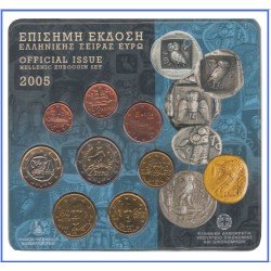 Grecia 2005 Cartera Oficial Monedas Blister  € euro