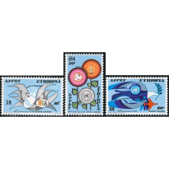 TRA1 Etiopía Nº 546/48 MNH TRA1 Etiopía Nº 546/48 MNH
