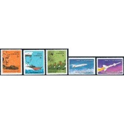 TRA1 Cuba 950/54 1966 7º Aniversario de la Revolución MNH