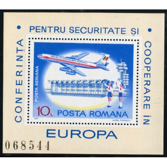 TRA1 Rumanía Romania  HB 129  1977   MNH 