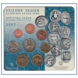 Grecia 2007 Cartera Oficial Monedas Blister € euro